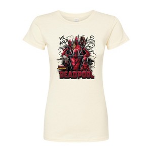 Women's - Marvel - We Are Deadpool Doodles Fitted Graphic T-Shirt - 1 of 3