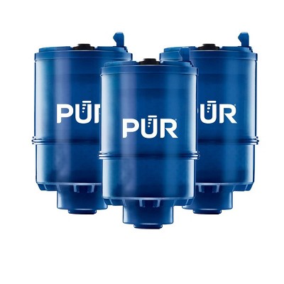 Pur Faucet Vertical Mount Water Filtration System Black : Target