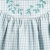 Carter's Just One You®️ Baby Girls' Gingham Dress with Tights - Blue - image 2 of 3