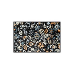 World Rug Gallery Beige Multi Vine Floral Indoor Area Rug - 1 of 4