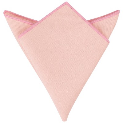 INSPIRE CHIC Men's Cotton Solid Color Formal Suit Pocket Squares