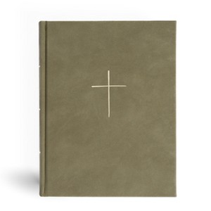 CSB Illustrator's Notetaking Bible, Large Print Edition, Sage Suedesoft Leathertouch Over Board - by  Csb Bibles by Holman (Hardcover) - 1 of 1