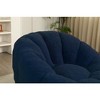 Lyngins Giant Faux Fur Bean Bag Chair, Ergonomic Lazy Chair with Memory Foam, Stylish Accent Chair, Single Sofa Chair for Home & Leisure - 3 of 4