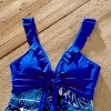 PATPAT Family Matching Swimwear Floral Print Ruffled One Piece Swim Trunks Shorts - 3 of 4