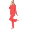 Women's Long Sleeve Pajama Set - White Mark - 2 of 3