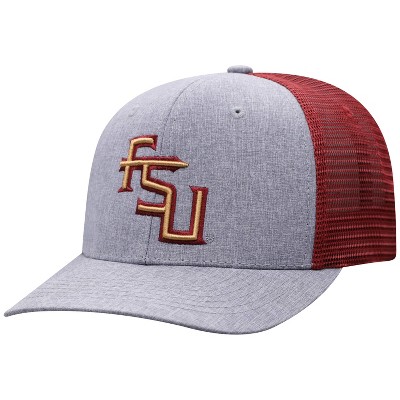 NCAA Florida State Seminoles Men's Gray Chambray with Hard Mesh Snapback Hat