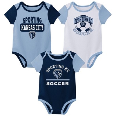 MLS Sporting Kansas City Infant Boys' 3pk Bodysuit