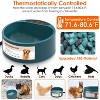 iMountek"74.4oz Heated Pet Water Bowl, IP67 Waterproof, Thermal Water Dish for Dogs, Cats & Rabbits"ArmyGreen - 2 of 4