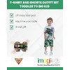 Monster Jam Grave Digger Monster Truck T-Shirt and Shorts Outfit Set Toddler - 2 of 4