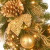 National Tree Company 6 ft. Decorative Collection Elegance Swag with Clear Lights - 3 of 3