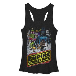Women's Star Wars Movie Poster Racerback Tank Top - 1 of 3