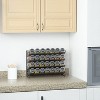 Attop 28-Pack Black Spice Rack Organizer Set – 386 Labels, Chalk Marker, Funnel, 13.4"×10.8" for Cabinets/Countertops/Pantries - 2 of 4