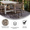 Flash Furniture Lila Metal Commercial Indoor-Outdoor Armless Restaurant Stack Chair with Triple Slat Back - 4 of 4