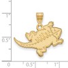 Black Bow Jewelry 10k Yellow Gold Texas Christian Horned Frogs NCAA Large Pendant - 2 of 3