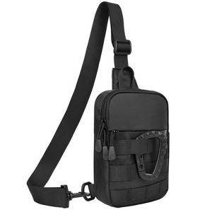 Generic Small Sling Bag Tactical Inspired Waterproof Utility EDC Mini Crossbody Chest Bag - 1 of 4