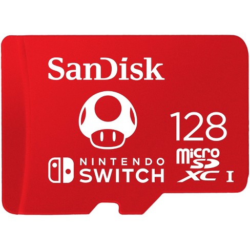 Sandisk 128gb Microsdxc Memory Card Licensed For Nintendo Switch Target