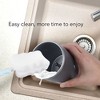 HOM Electric Milk Frother - Versatile 4-in-1 Milk Steamer and Frother for Lattes - Features Hot & Cold Foam and Milk Warmer Options (Black) - 3 of 4