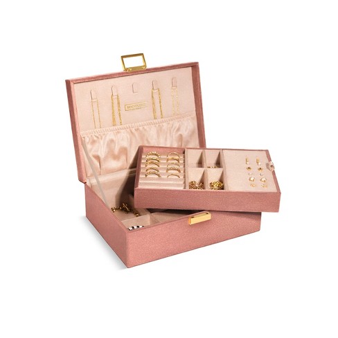 Benevolence La Plush Velvet Travel Jewelry Box Organizer : Target