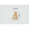 Collectible Wildlife Gifts | Rabbit, Hare, Bunny Rabbits, High Quality, Hand Painted, Rubber, Toy Figure, Realistic, Model, Gift,  1"  CH566 BB162 - 2 of 4