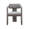 Meridian Furniture,Brenda Chenille Fabric Dining Chair, Set of 2 - 3 of 4