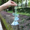 TruAIR Lily Flower Car Mirror Pendant (Blue) - 3 of 4