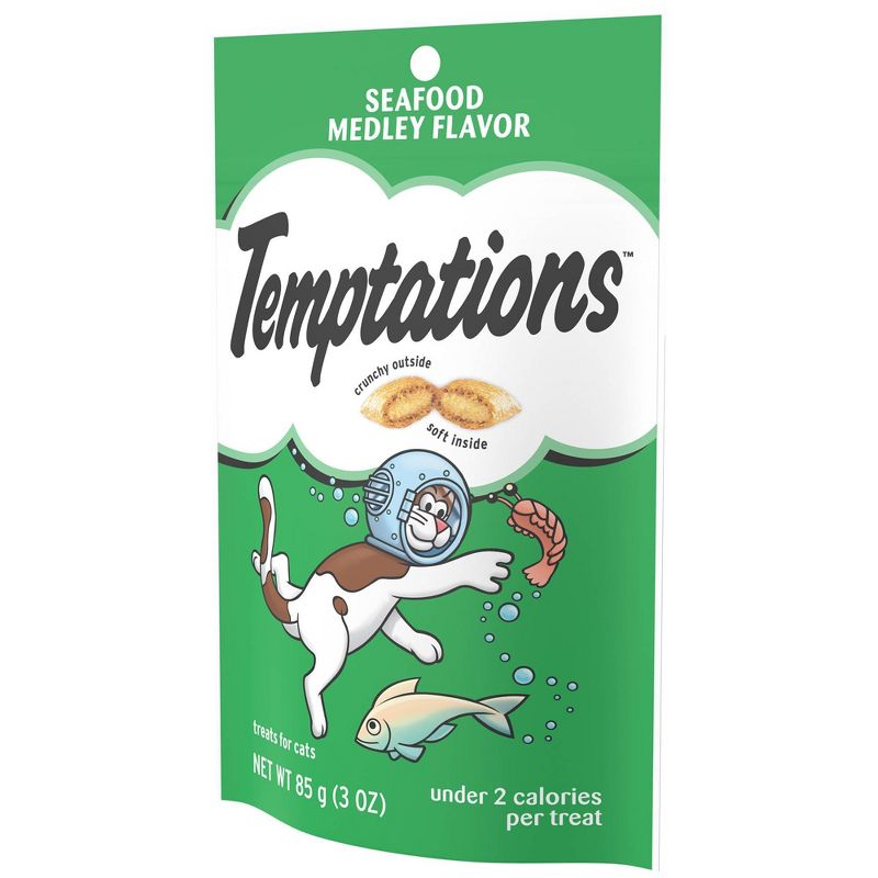 Temptations Seafood Medley Flavor Crunchy Cat Treats, 5 of 8