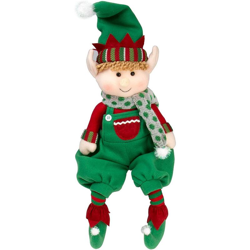 SCS Direct Elf Plush Christmas Stuffed Dolls - 12", Set of 2, 2 of 4