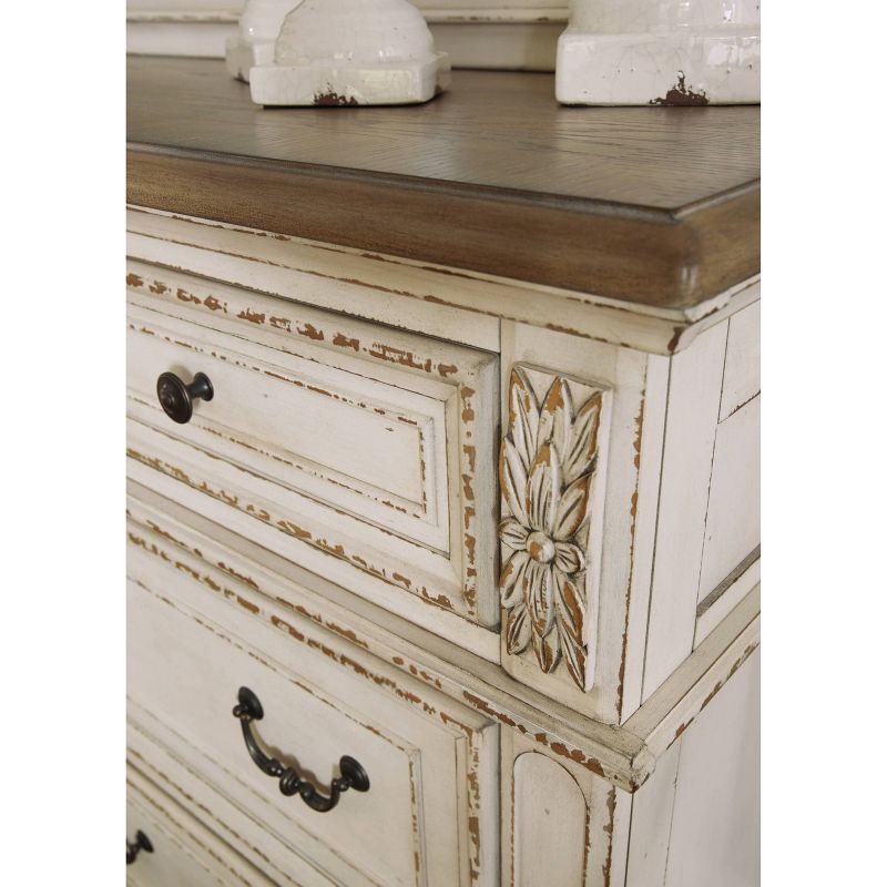 Realyn Dresser Chipped White - Signature Design by Ashley, 6 of 8