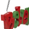 Northlight 9.5" Red and Green Hanging "Believe' and "Dream" Christmas Wall Decoration 9.5" - 4 of 4