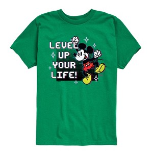 Boys' - Disney - Level Up Your Life Short Sleeve Graphic T-Shirt - 1 of 4