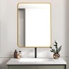 NicBex Metal Framed Mirrors, 24x32 Inch Wall Mirror Farmhouse Wall Mounted Rectangle Mirror for Bathrrom Bedroom Decor - 3 of 4