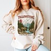 Simply Sage Market Women's Graphic Sweatshirt Yellowstone National Park Buffalo - image 2 of 4