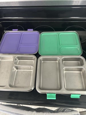 Bentgo 41oz Glass Leak-proof Lunch Box With Plastic Lid - Purple : Target