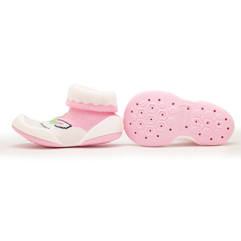 Komuello Baby Girl First Walk Sock Shoes Unicorn, 3 of 10