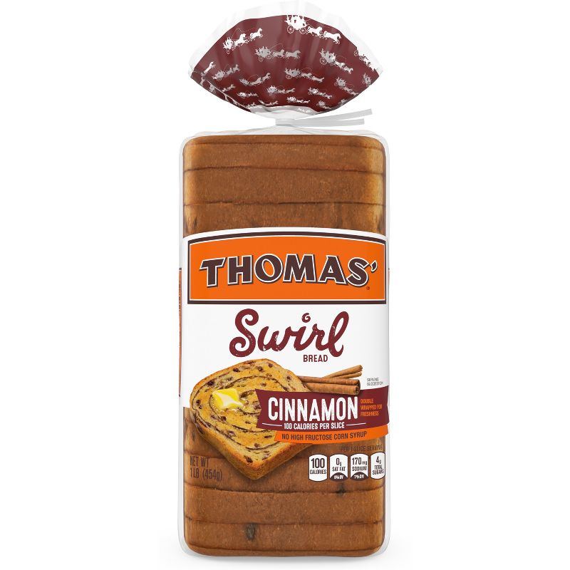 Thomas&#39; Cinnamon Swirl Bread - 16oz, 1 of 18