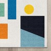 Well Woven Crayola Whimsy Waves  Area Rug - Vibrant Multi Color - For Living Rooms, Playroom, Dining Rooms, and Bedrooms - 3 of 4
