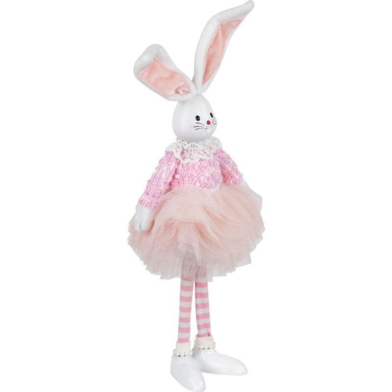 Northlight Ballerina Bunny Standing Easter Figure - 15" - Pink and White, 4 of 6