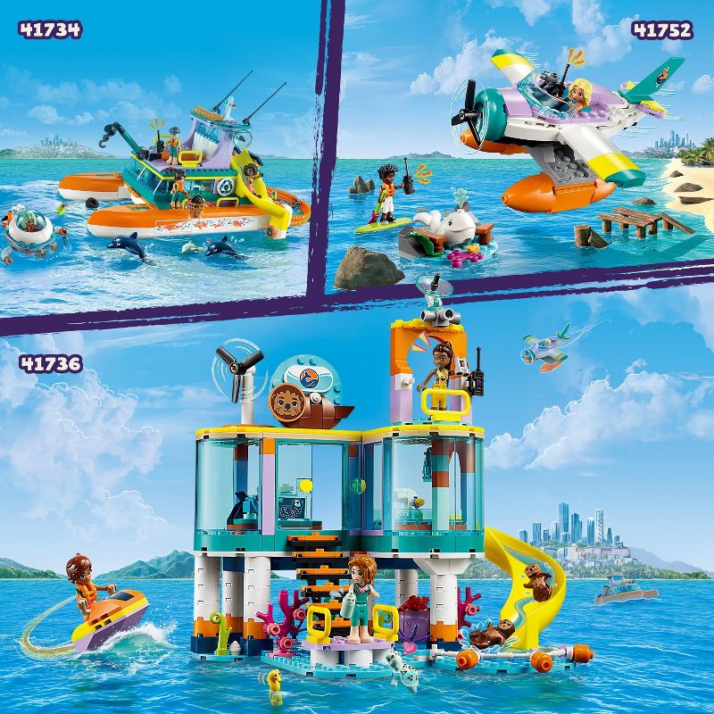 LEGO Friends Sea Rescue Center Pretend Vet Building Toy 41736, 6 of 8