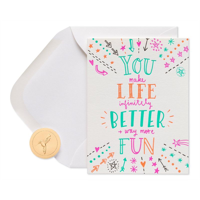 You Make Life Better Card - PAPYRUS, 5 of 7