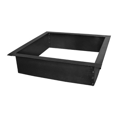 Blue Sky Outdoor Living 36" Square Fire Ring Black- 2.75mm