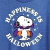 Women's - Peanuts - Snoopy Vampire Happiness Is Halloween Short Sleeve Graphic T-Shirt - 2 of 4