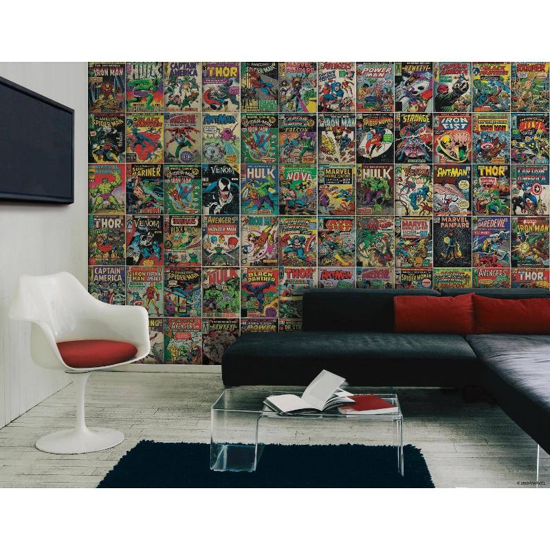 Marvel Comic Cover Peel and Stick Kids&#39; Wall Mural - RoomMates, 3 of 8