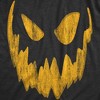 Mens Pumpkin Face T Shirts Funny Halloween Jack O Lantern Scary Smile Tees For Guys - Crazy Dog Men's T Shirt - image 2 of 4