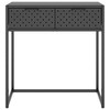 vidaXL Console Table Anthracite 28.3 in.x13.8 in.x29.5 in. Steel - 3 of 4