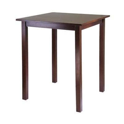 Photo 1 of ***TABLETOP ONLY*** Parkland High Square Table Wood/Antique Walnut - Winsome