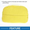Unique Bargains Memory Foam Car Lumbar Support Cushion Suede - 3 of 4