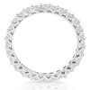 Pompeii3 1 Ct TDW Diamond Eternity Wedding Ring 10k White Gold - 2 of 4