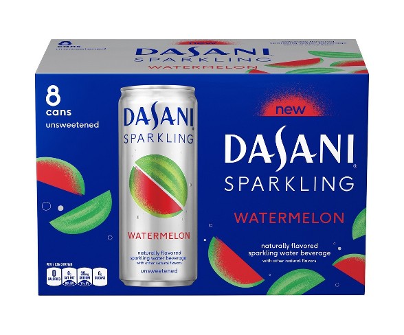 Dasani Sparkling Watermelon - 8pk/12fl oz Cans