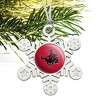 Northwestern Oklahoma State Primary Metal Snowflake Christmas Tree Holiday Ornament - 2 of 3