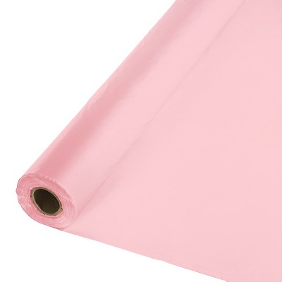  Classic Pink Disposable Tablecloth 